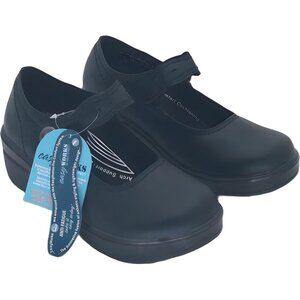 easy street Black Mary Jane Heeled Comfort Shoes